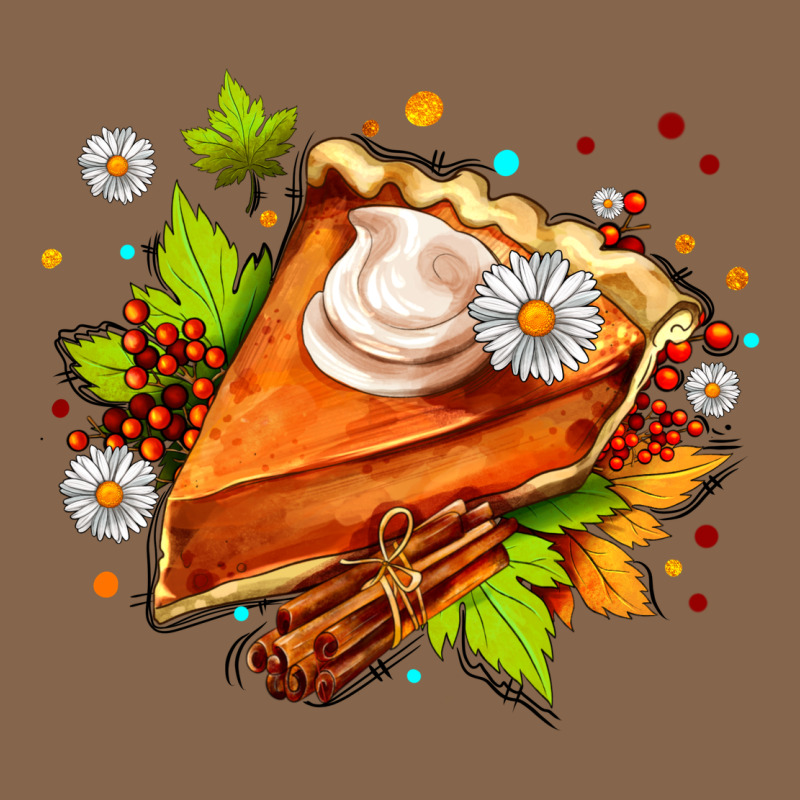 Pumpkin Pie With Daisies And Cinnamon Premium Tee by AdoDesignShop | Teevron