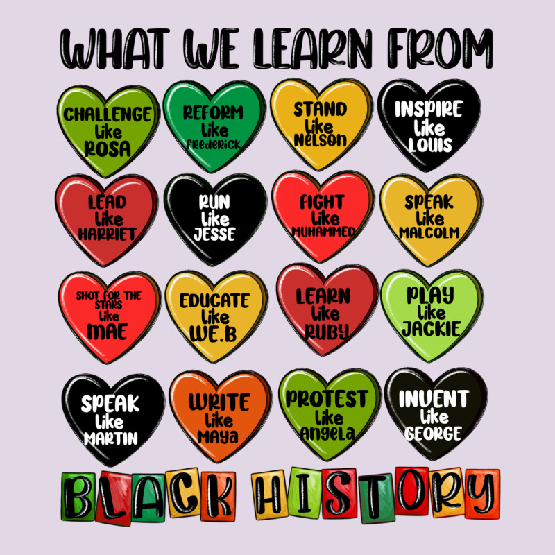 What We Learn From Black History Classic Tee by MaliasSmallBusiness | Teevron