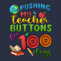 Pushing My Teacher Buttons For 100 Days Heavyweight Sweatshirt | Teevron