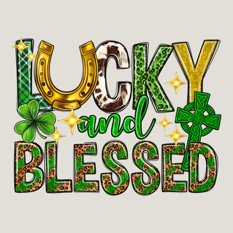 Lucky And Blessed St. Patricks Day Heavy Core Tee by Neo Western | Teevron