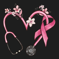 Stethoscope Nurse Medical Breast Cancer Awareness Classic Tee | Teevron