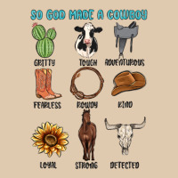So God Made A Cowboy Heavyweight Sweatshirt | Teevron