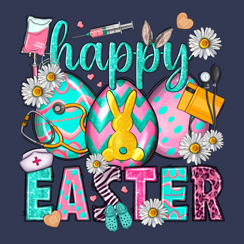 Happy Easter Eggs Nurse Heavyweight Hoodie by NancyCooperArtShop | Teevron