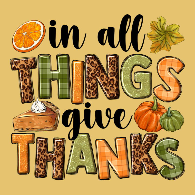 In All Things Give Thanks Premium Sweatshirt by NancyCooperArtShop | Teevron
