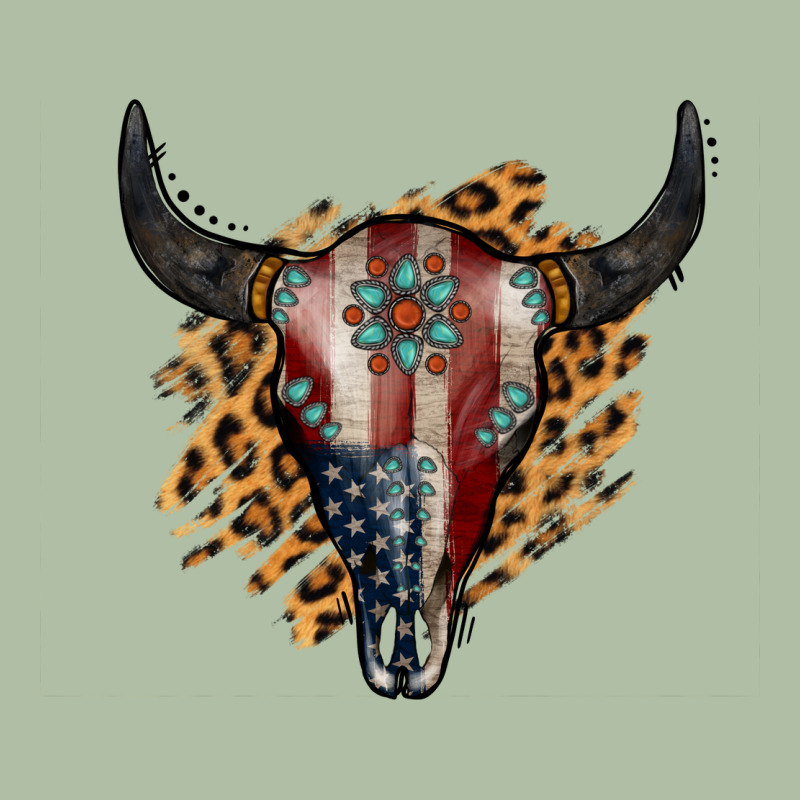 American Bull Skull Urban Heavy Tee by Jasminsmagicworld | Teevron