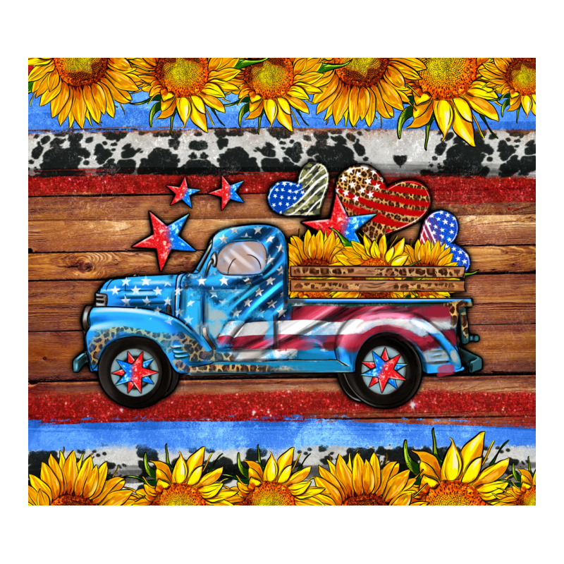 American Truck Tumbler Premium Tee by HRA Design Shop | Teevron