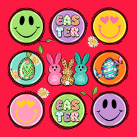 Easter Day Smiley Faces Zipper Hoodie | Teevron