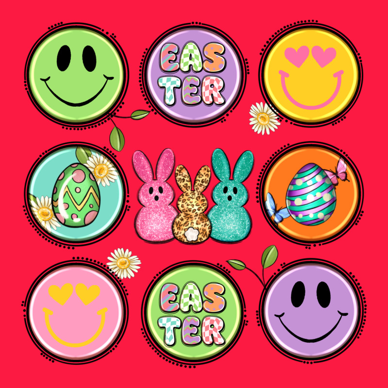 Easter Day Smiley Faces Zipper Hoodie by Artiststas | Teevron