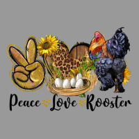 Peace Love Rooster Vintage Hoodie | Teevron