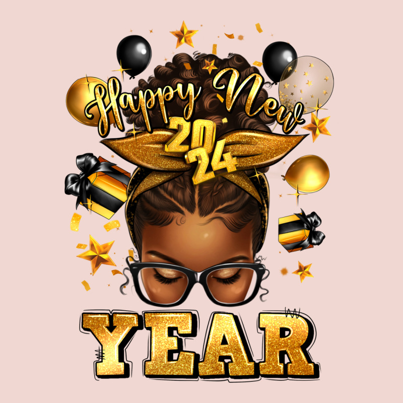 Happy New Year Afro Messy Bun Premium Sweatshirt by texasbilliewilder | Teevron