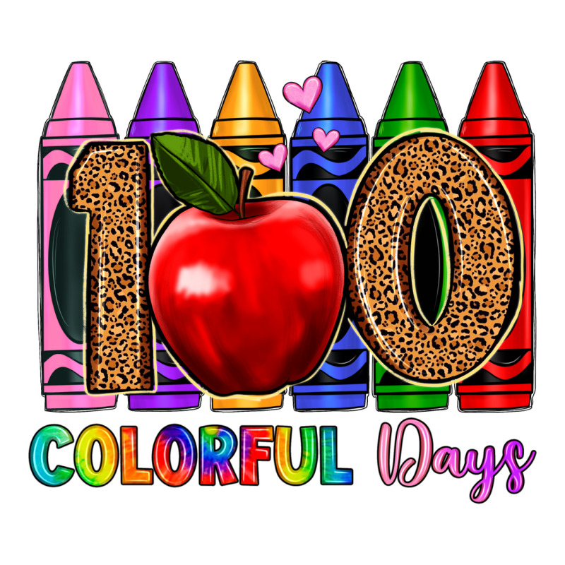 100 Colorful Day S Zipper Hoodie by Artiststas | Teevron