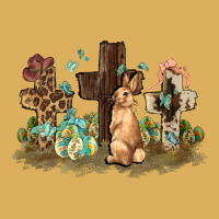 Western Rabbit Bunny With Crosses Easter Day Premium Hoodie | Teevron