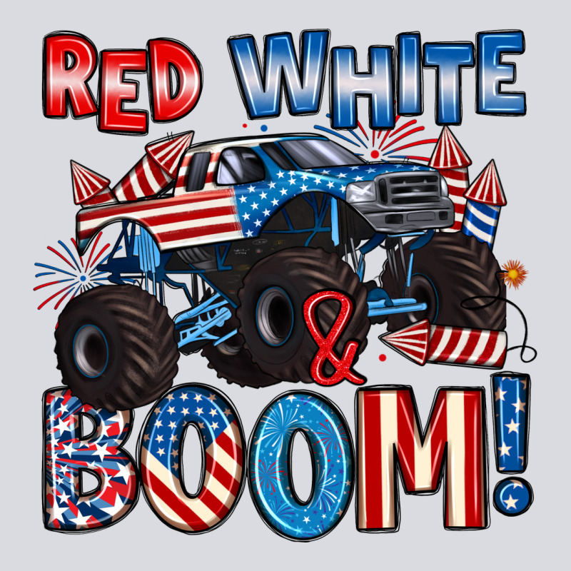 Red White And Boom 4th Of July Zipper Hoodie by Artiststas | Teevron