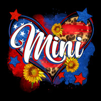 American Mini Heart Ladies Tee | Teevron