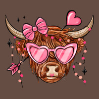Valentines Day Long Haired Cow Long Sleeve Tee | Teevron