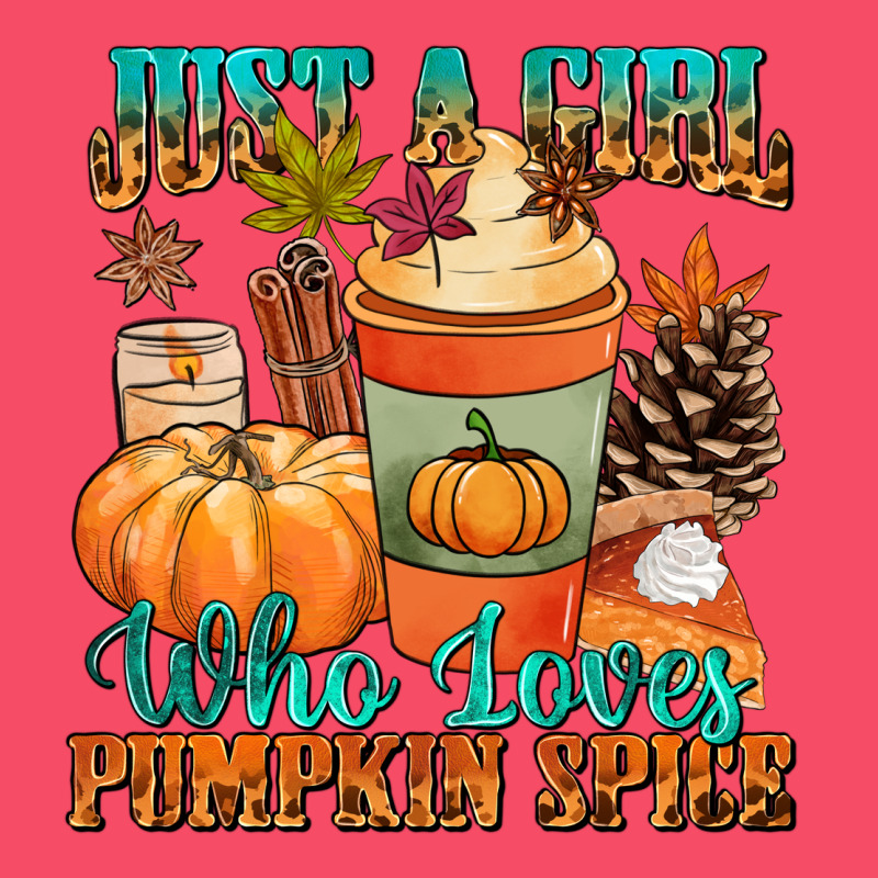 Just A Girl Who Loves Pumpkin Spice Premium Sweatshirt by NancyCooperArtShop | Teevron