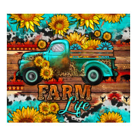 western farm life truck sunflowers  mousepad | Teevron
