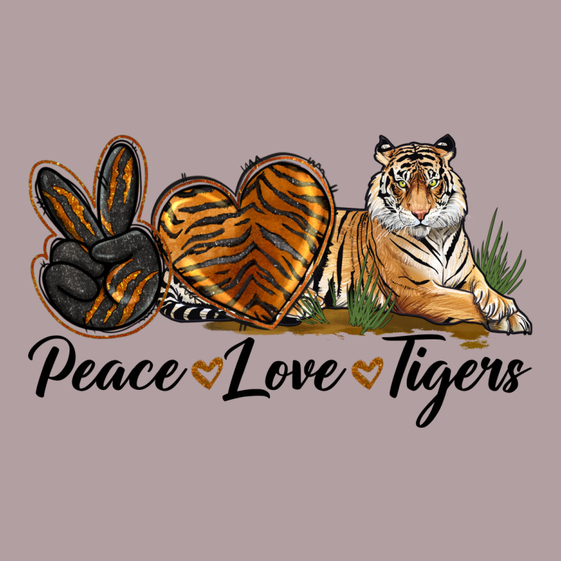 Peace Love Tigers Vintage Hoodie by LillyAllenDesigns | Teevron