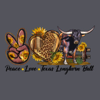 Peace Love Texas Longhorn Bull Vintage Hoodie | Teevron