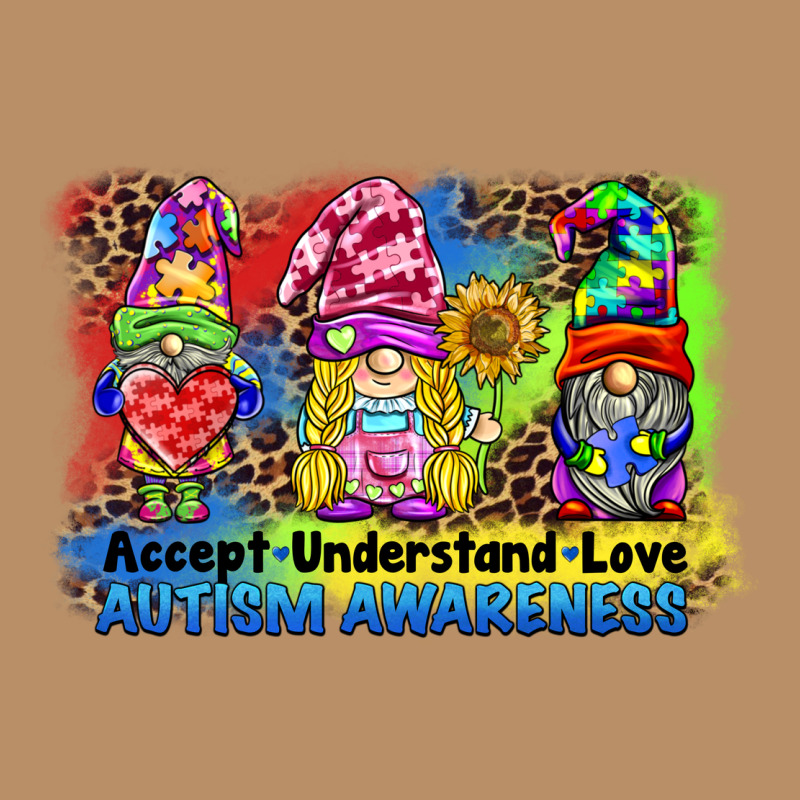 Accept Understand Love Autism Awareness Western Background Vintage Hoodie by BarkalooDesign | Teevron