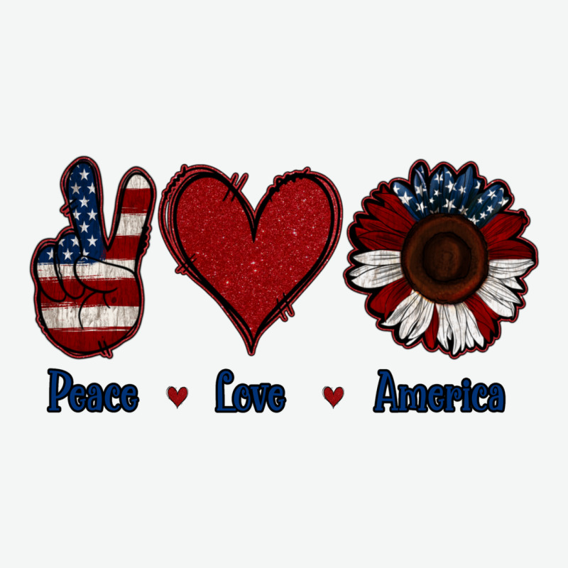 Peace Love America Urban Heavy Tee by Jasminsmagicworld | Teevron