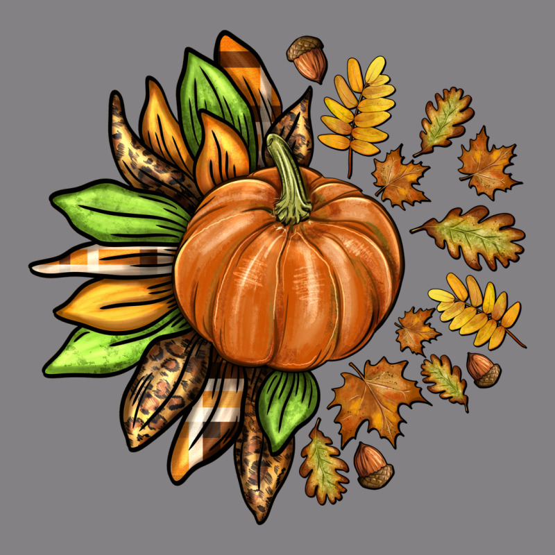 Fall Sunflower With Pumpkin Heavyweight Hoodie by texasbilliewilder | Teevron