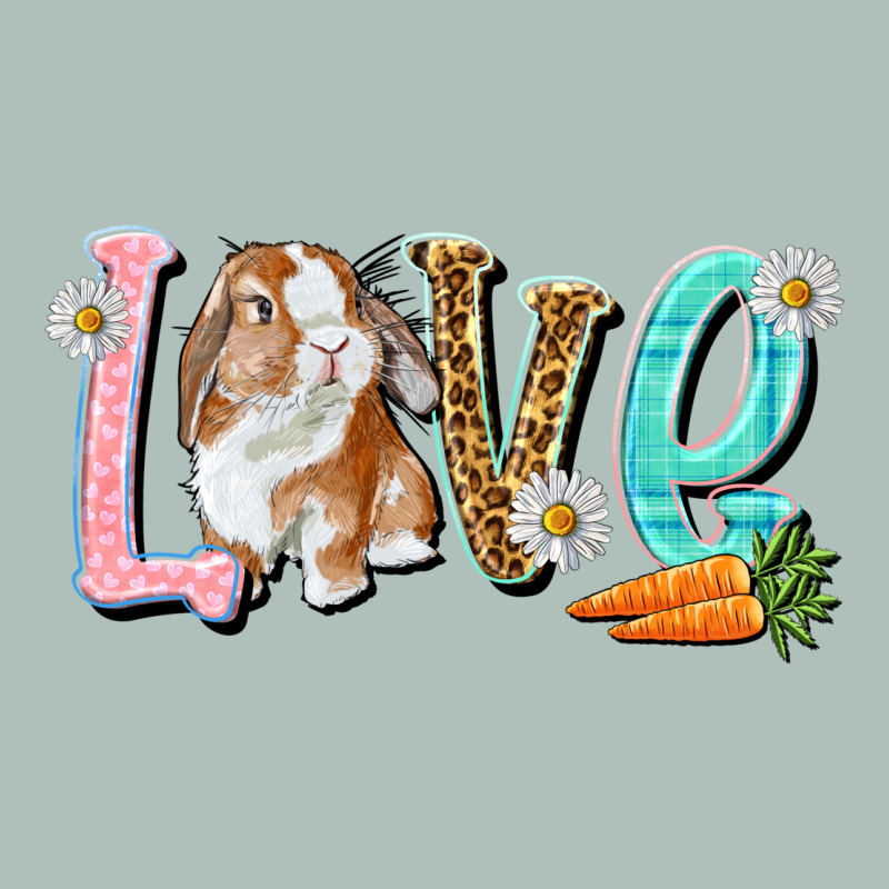 Love Easter Rabbit Heavyweight Hoodie by NancyCooperArtShop | Teevron