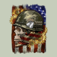 Army Skull 4th Of July Ladies Tee | Teevron