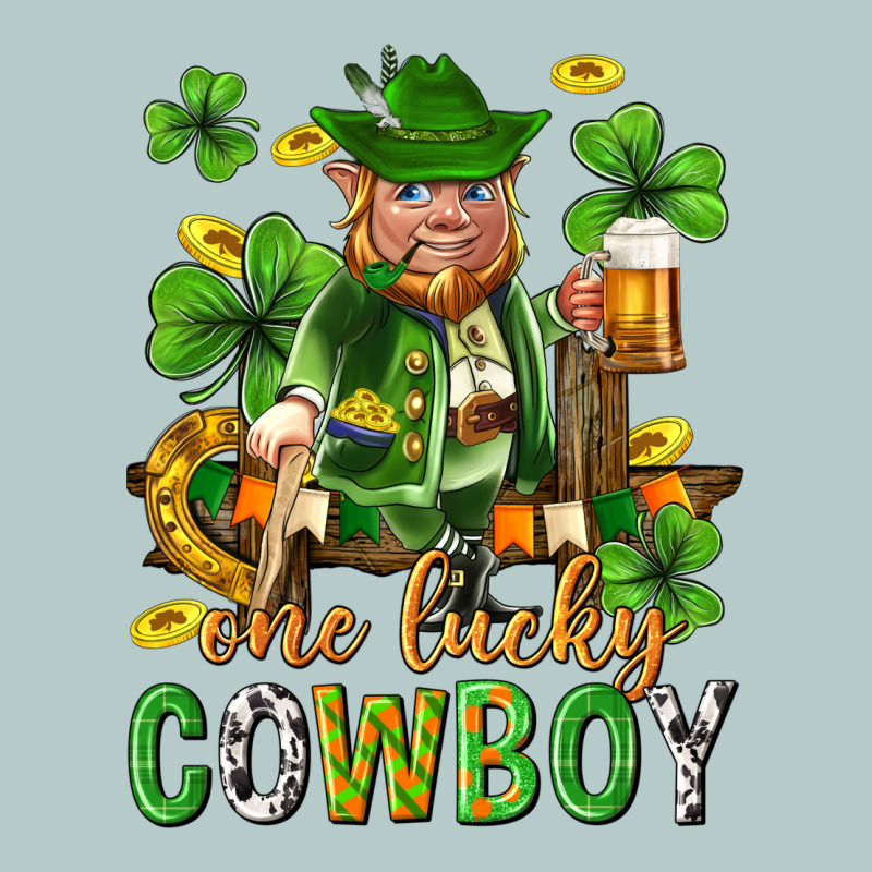 One Lucky Cowboy With St. Patricks Elf Heavy Core Tee by Neo Western | Teevron