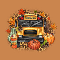 Fall School Bus Heavyweight Hoodie | Teevron