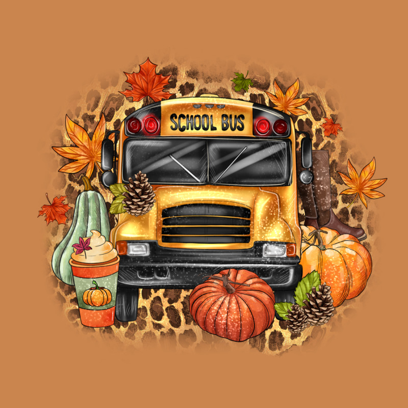 Fall School Bus Heavyweight Hoodie by texasbilliewilder | Teevron