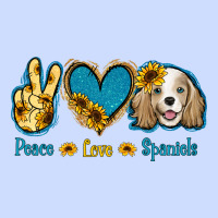Peace Love Cocker Spaniel Urban Heavy Tee | Teevron