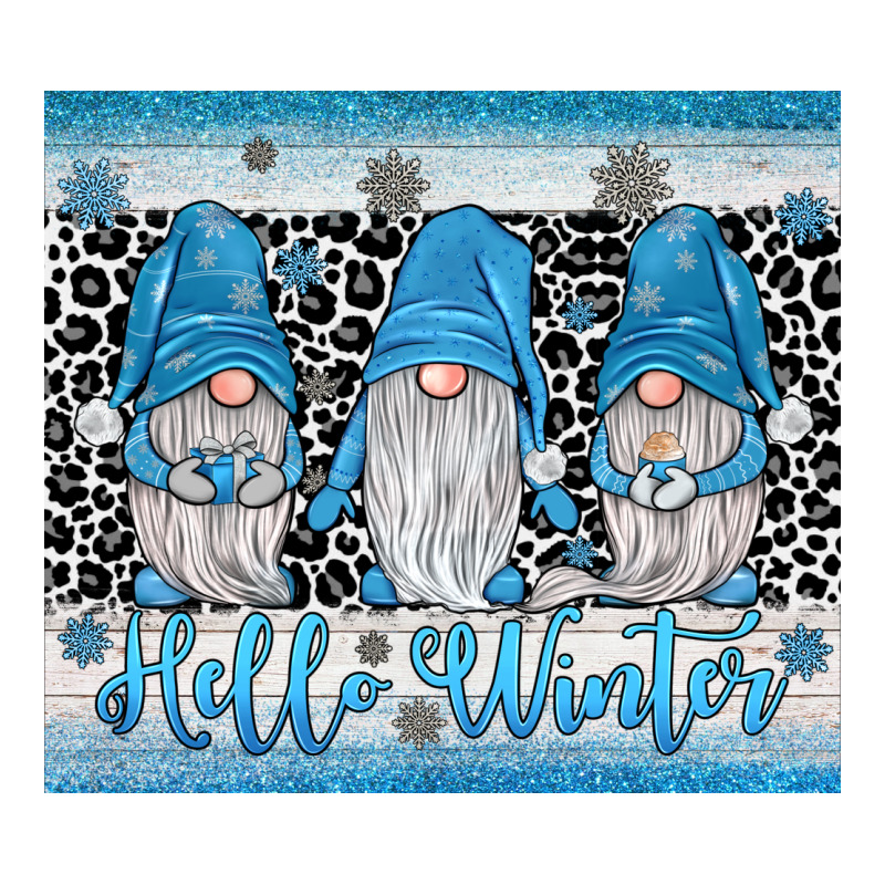 Hello Winter Gnome Long Sleeve Tee by JahusDesignShop | Teevron
