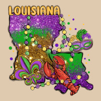 Mardi Gras Louisiana Map Heavyweight Sweatshirt | Teevron