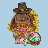 Western Rabbit With Sunflowers Easter Day Premium Hoodie | Teevron
