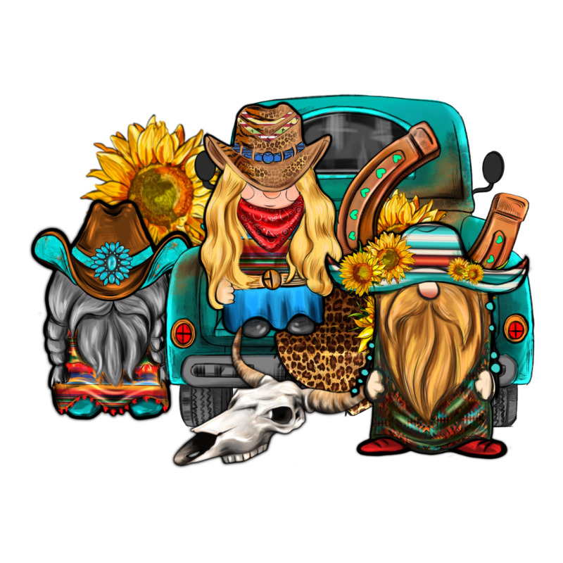 Western Truck With Gnomes Premium Tee by HRA Design Shop | Teevron