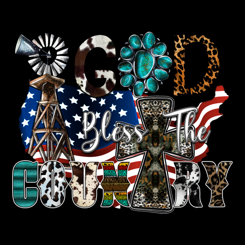 God Bless The Country Heavy Core Tee by SublimationCraftShop | Teevron