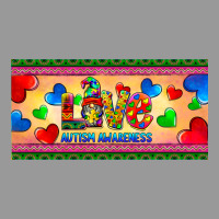 Love Autism Awareness License Plate Template Vintage Hoodie | Teevron