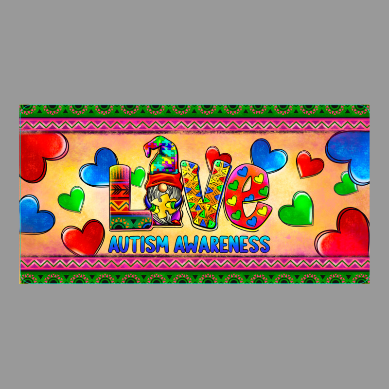 Love Autism Awareness License Plate Template Vintage Hoodie by BarkalooDesign | Teevron