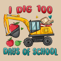 I Dig 100 Days Of School Excavator Heavyweight Sweatshirt | Teevron