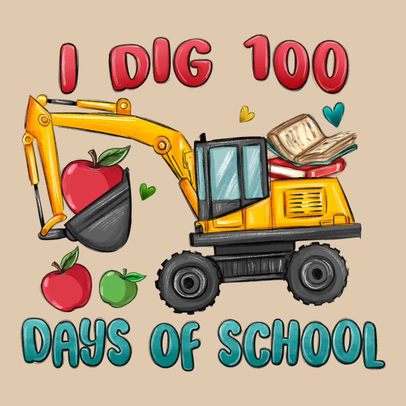 I Dig 100 Days Of School Excavator Heavyweight Sweatshirt by MaliasSmallBusiness | Teevron