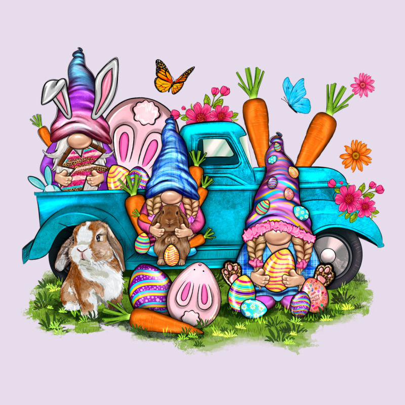 Easter Gnomies With Truck Easter Day Premium Hoodie by HowdyJamesFarm | Teevron
