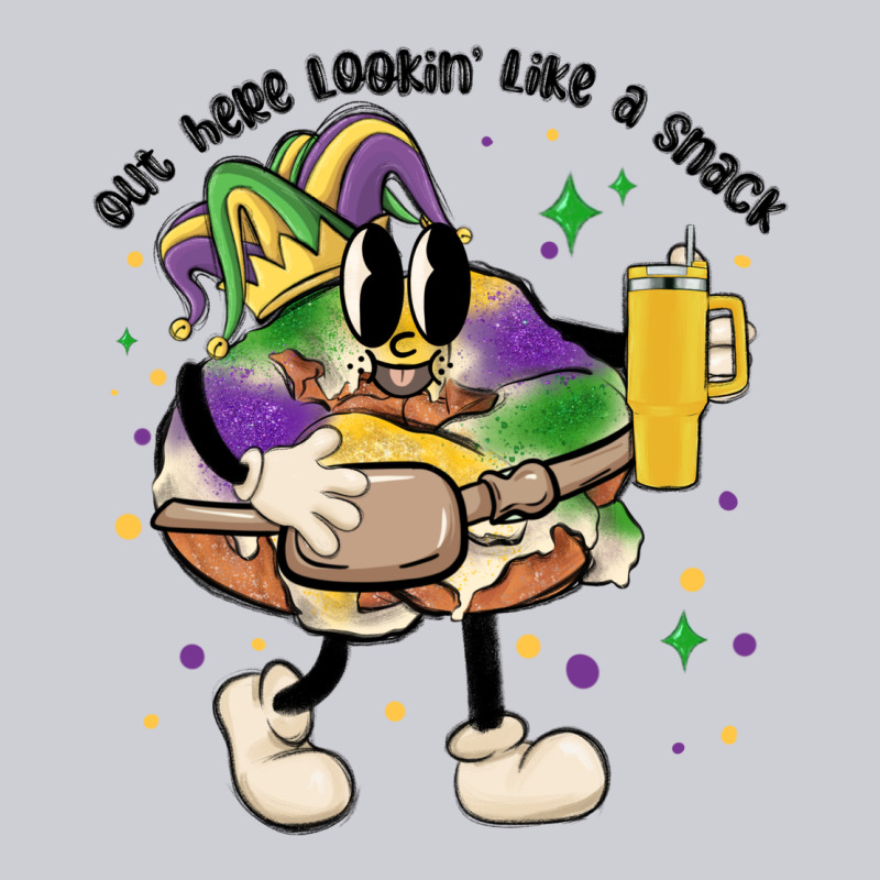 Out Here Lookin Like A Snack King Cake Mardi Gras Heavyweight Sweatshirt by MaliasSmallBusiness | Teevron