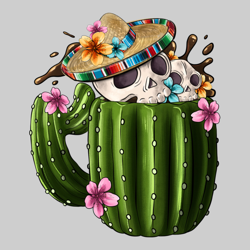 Day Of The Dead Mexican Cactus Premium Tee by FaDigitalArtStudio | Teevron