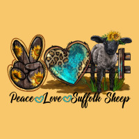 Peace Love Suffolk Sheep Vintage Hoodie | Teevron