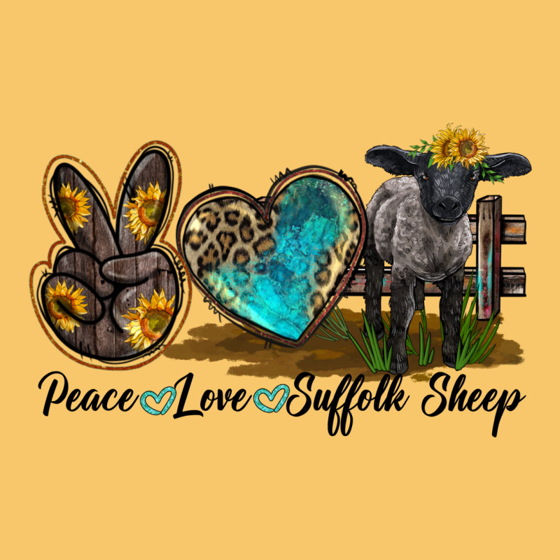 Peace Love Suffolk Sheep Vintage Hoodie by LillyAllenDesigns | Teevron