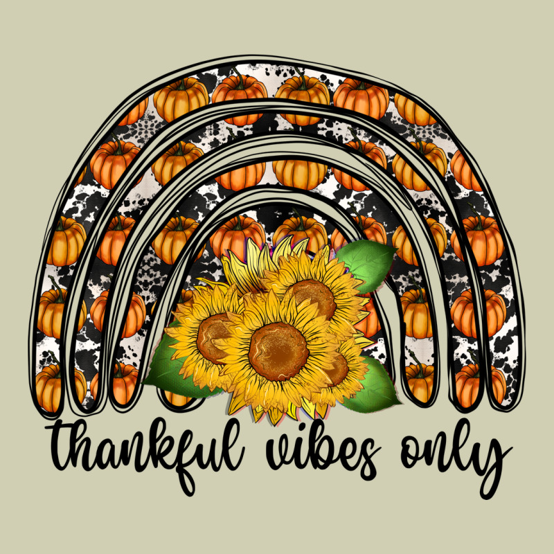 Thankful Vibes Only Heavy Core Tee by CowhideDigitalArt | Teevron