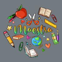 Maestra Teacher Heart Doodle Heavyweight Sweatshirt | Teevron
