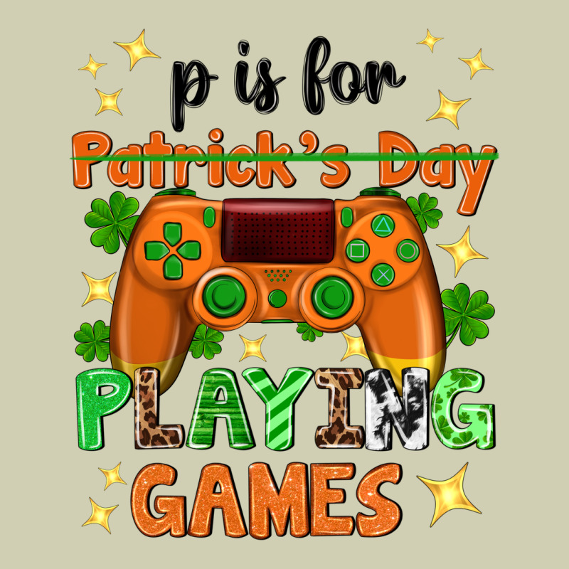 P Is Patrick's Day Playing Games Heavy Core Tee by Neo Western | Teevron