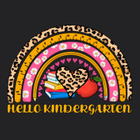 Back To School Rainbow Hello Kindergarten Vintage Tee | Teevron